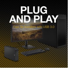 Зовнішній жорсткий диск 3.5" 10 TB Expansion Desktop Seagate (STKP10000400) Зовнішній жорсткий диск 3.5" 10 TB Expansion Desktop Seagate (STKP10000400) - Фото
