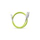 Дата кабель USB 2.0 AM to Micro 5P 1.0m Soft white/lime Pixus (4897058531176) Дата кабель USB 2.0 AM to Micro 5P 1.0m Soft white/lime Pixus (4897058531176)