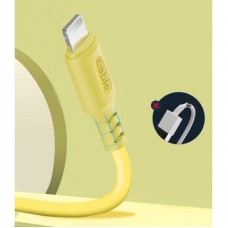 Дата кабель USB 2.0 AM to Type-C 1.0m soft silicone yellow ColorWay (CW-CBUC043-Y) - Фото