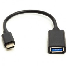 Дата кабель OTG USB 2.0 AF to Type-C 0.1m PowerPlant (CA911837) - Фото