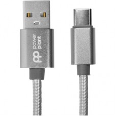 Дата кабель USB 2.0 AM to Type-C 1.0m PowerPlant (CA912346) - Фото