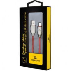 Дата кабель USB 2.0 AM to Type-C 1.0m Cablexpert (CC-USB2R-AMCM-1M-R) - Фото