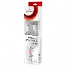 Дата кабель USB 2.0 AM to Type-C 1.0m magnet Cablexpert (CC-USB2-AMUCMM-1M) - Фото