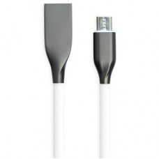 Дата кабель USB 2.0 AM to Micro 5P 1.0m white PowerPlant (CA910700) - Фото