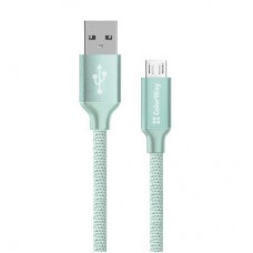 Дата кабель USB 2.0 AM to Micro 5P 2.0m mint ColorWay (CW-CBUM009-MT) - Фото