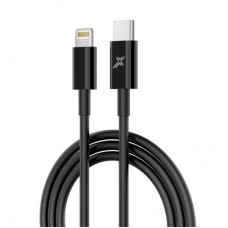 Дата кабель USB-C to Lightning 12W CL-03B Black Grand-X (CL-03B) - Фото
