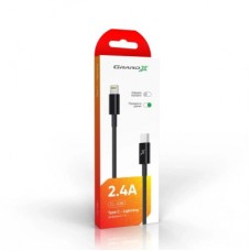 Дата кабель USB-C to Lightning 12W CL-03B Black Grand-X (CL-03B) - Фото