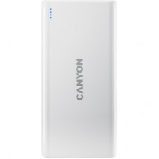 Батарея універсальна Canyon PB-106 10000 mAh Input 5V/2A, Output 5V/2.1A (Max) (CNE-CPB1006W) - Фото