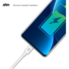 Дата кабель USB 2.0 AM to Type-C 1.2m AMD718L white Armorstandart (ARM64298) - Фото