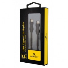 Дата кабель USB-C to Lightning 1.5m Cablexpert (CC-USB2-CM8PM-1.5M) - Фото