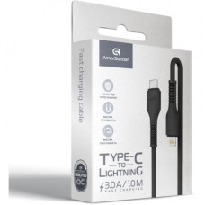 Дата кабель USB-C to Lightning 1.0m AR88 3A Black Armorstandart (ARM65287) - Фото