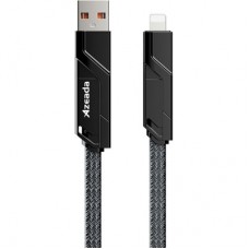Дата кабель USB 2.0 AM/USB-C to Lightning + Type-C 1.5m PD-B96th Black Proda (PD-B96th-BK)