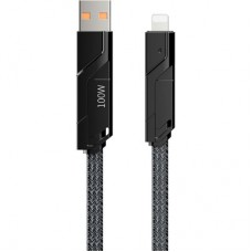 Дата кабель USB 2.0 AM/USB-C to Lightning + Type-C 1.5m PD-B96th Black Proda (PD-B96th-BK) - Фото