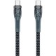 Дата кабель USB-C to USB-C 1.3m Lotto PD-B89CC Black Proda (PD-B89 (C-C)-BK)