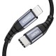 Дата кабель USB-C to Lightning 2.0m 20 W MFI USB3.1 Choetech (IP0041)