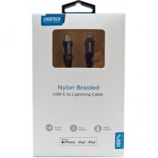 Дата кабель USB-C to Lightning 2.0m 20 W MFI USB3.1 Choetech (IP0041) - Фото