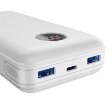 Батарея универсальная Canyon PB-2002 20000mAh, PD/20W, QC/3.0, White (CNE-CPB2002W) - Фото