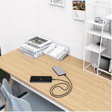 Дата кабель USB 2.0 AM to Type-C 1.0m BX30 Silicone 3A Black BOROFONE (BX30CB) - Фото