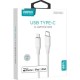 Дата кабель USB-C to Lightning 1.0m USB2.0 30 W MFI Choetech (IP0040-WH)
