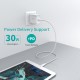 Дата кабель USB-C to Lightning 1.0m USB2.0 30 W MFI Choetech (IP0040-WH)