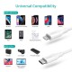 Дата кабель USB-C to Lightning 1.0m USB2.0 30 W MFI Choetech (IP0040-WH)