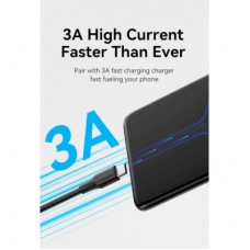 Дата кабель USB 2.0 AM to USB-C 3.0m 3.0A (18W) PVC black VENTION (CTHBI) - Фото