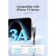 Дата кабель USB-C to USB-C 0.5m USB2.0 60W (20V/3A) angle 90° Gray Aluminum Alloy Vention (TRAHD)
