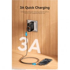 Дата кабель USB-C to USB-C 0.5m USB2.0 60W (20V/3A) angle 90° Gray Aluminum Alloy Vention (TRAHD) - Фото