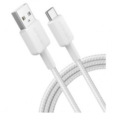 Дата кабель USB 2.0 AM to Type-C 1.8m 322 White Anker (A81H6H21) - Фото