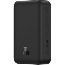 Батарея універсальна Baseus Magnetic Mini 20000 mAh 20 W, Black (P10022102112-01 / PPCXM20) - Фото
