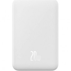 Батарея універсальна Baseus Magnetic Mini 20000 mAh 20 W, White (P10022102212-01 / PPCXM20)