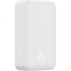 Батарея універсальна Baseus Magnetic Mini 20000 mAh 20 W, White (P10022102212-01 / PPCXM20) - Фото