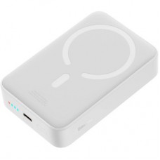 Батарея універсальна Baseus Magnetic Mini 20000 mAh 20 W, White (P10022102212-01 / PPCXM20) - Фото