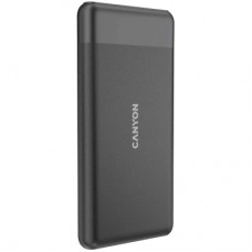 Батарея універсальна Canyon PB-109 10000 mAh PD/18W QC/3.0/20W Black (CNE-CPB1009B) - Фото
