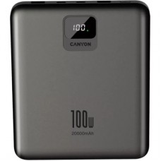 Батарея универсальная Canyon PB-2008 20000mAh PD/100W Q.C/3.0 (CNE-CPB2008DG)