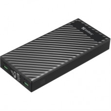 Батарея універсальна Sandberg 30000mAh, PD/100W, QC/3.0, UPS mode, +2*cable 100 W (420-87) - Фото