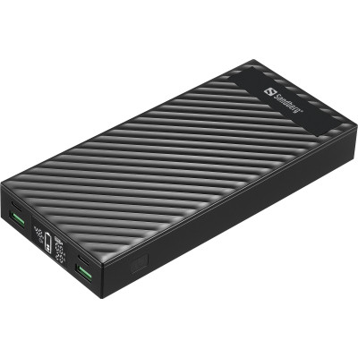 Батарея універсальна Sandberg 30000mAh, PD/100W, QC/3.0, UPS mode, +2*cable 100 W (420-87)