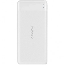 Батарея універсальна Canyon PB-109 10000 mAh PD/18W QC/3.0/20W White (CNE-CPB1009W)
