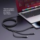 Дата кабель USB 2.0 AM to Lightning + Micro 5P + Type-C 1.2m 3.0A (PD60W data) Black ColorWay