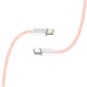 Дата кабель USB-C to Lightning 1.0m 27W pink ColorWay (CW-CBPDCL061-P)