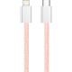 Дата кабель USB-C to Lightning 1.0m 27W pink ColorWay (CW-CBPDCL061-P)