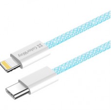 Дата кабель USB-C to Lightning 1.0m 27W blue ColorWay (CW-CBPDCL061-BL) - Фото