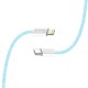 Дата кабель USB-C to Lightning 1.0m 27W blue ColorWay (CW-CBPDCL061-BL)