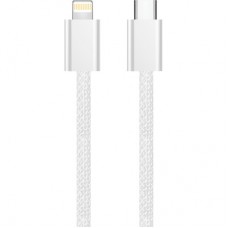 Дата кабель USB-C to Lightning 1.0m 27W grey ColorWay (CW-CBPDCL061-GR) - Фото
