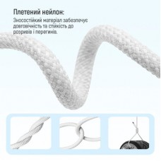 Дата кабель USB-C to Lightning 1.0m 27W grey ColorWay (CW-CBPDCL061-GR) - Фото