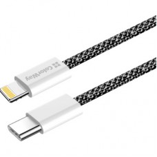 Дата кабель USB-C to Lightning 1.0m 27W black ColorWay (CW-CBPDCL061-BK) - Фото