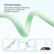 Дата кабель USB-C to USB-C 1.0m 60W 3.0А green ColorWay (CW-CBPDCC061-G)