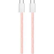 Дата кабель USB-C to USB-C 1.0m 60W 3.0А pink ColorWay (CW-CBPDCC061-P) - Фото