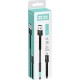 Дата кабель USB-C to USB-C 1.0m 2.4А black ColorWay (CW-CBUC063-BK)