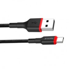 Дата кабель USB-C to USB-C 1.0m 2.4А black ColorWay (CW-CBUC064-BK) - Фото